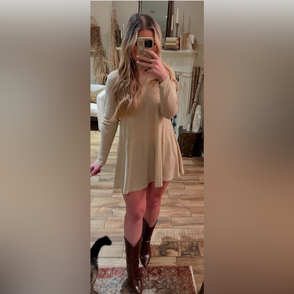 ⭐️Glamorous gold tunic dress size xs
